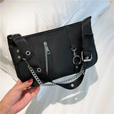 Casual Retro Women Travel Chain Clutch Purse Handbag