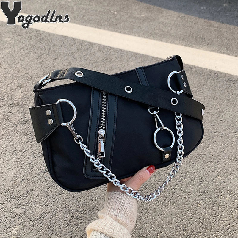 Casual Retro Women Travel Chain Clutch Purse Handbag