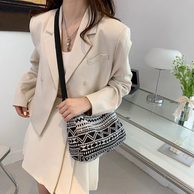 Canvas Crossbody Bag for Women Casual Shoulder Tote