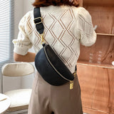 Casual Waist Bag Women Chest Bag Shoulder Bags Female PU Leather