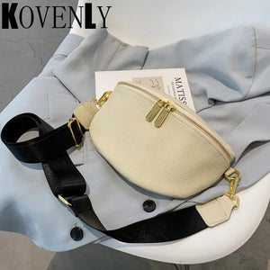 Casual Waist Bag Women Chest Bag Shoulder Bags Female PU Leather