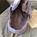 Casual Canvas Backpack Large-capacity Business Student Laptop Bag
