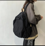 Casual Canvas Backpack Large-capacity Business Student Laptop Bag