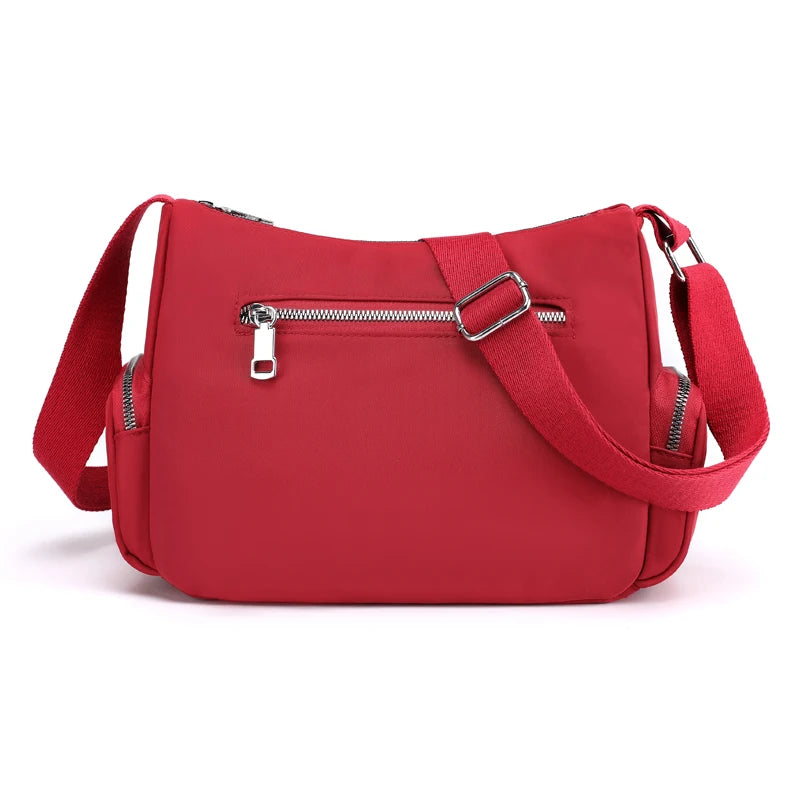 Waterproof Messenger Bag For Lady High Nylon Shoulder Bag Large Capacity