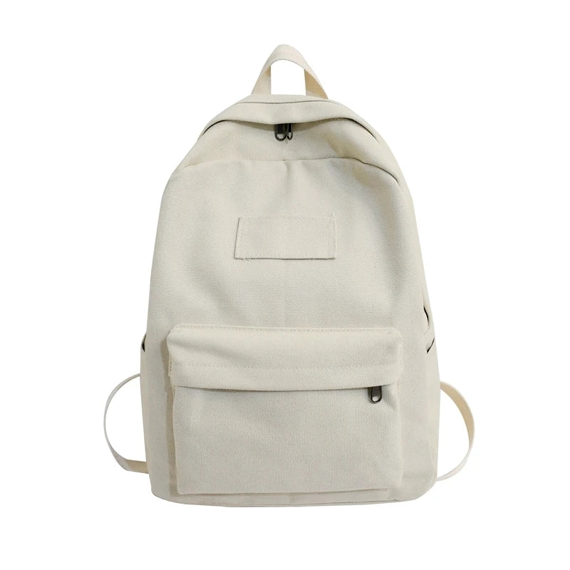 Casual Women Backpack Canvas Shoulder Bag Anti-theft School Bag