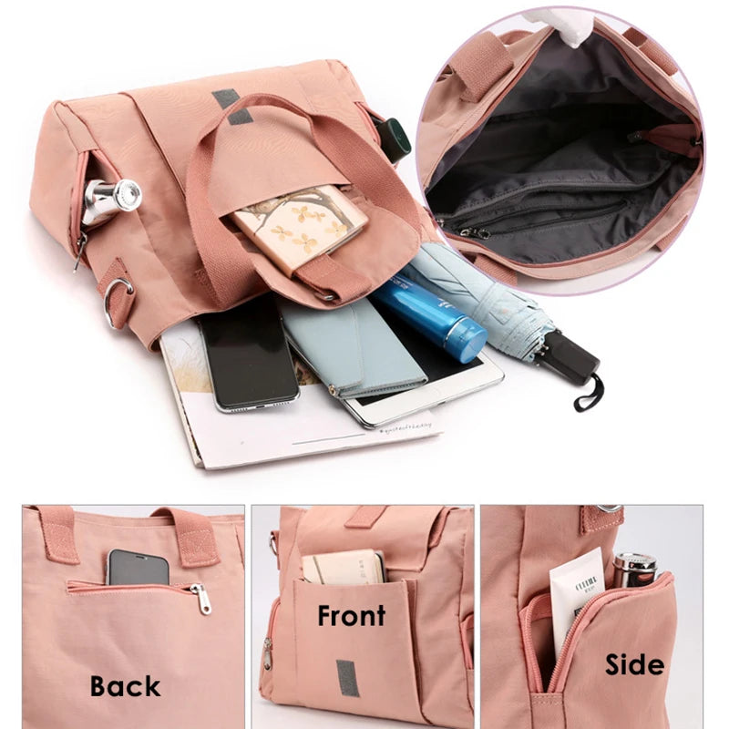 Casual Women Bag Large Capacity Waterproof Ladies Purses and Handbags