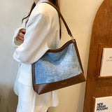 Casual Women Bucket Bag Shoulder Bags Crossbody Bags Retro Simplicity