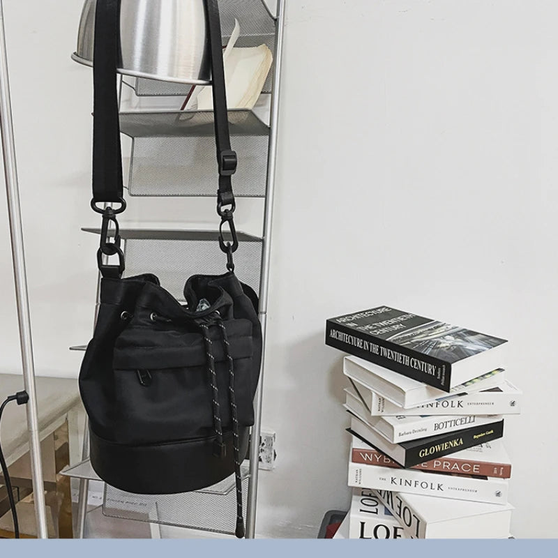 Casual Women Bucket Bag Mini Shoulder Bag Crossbody Bag