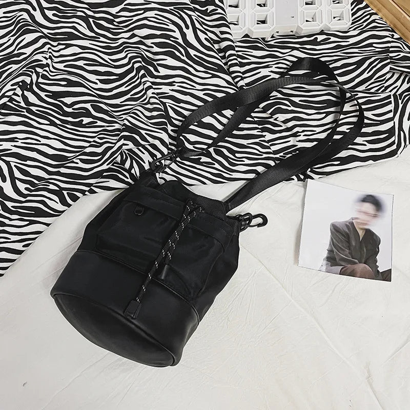 Casual Women Bucket Bag Mini Shoulder Bag Crossbody Bag
