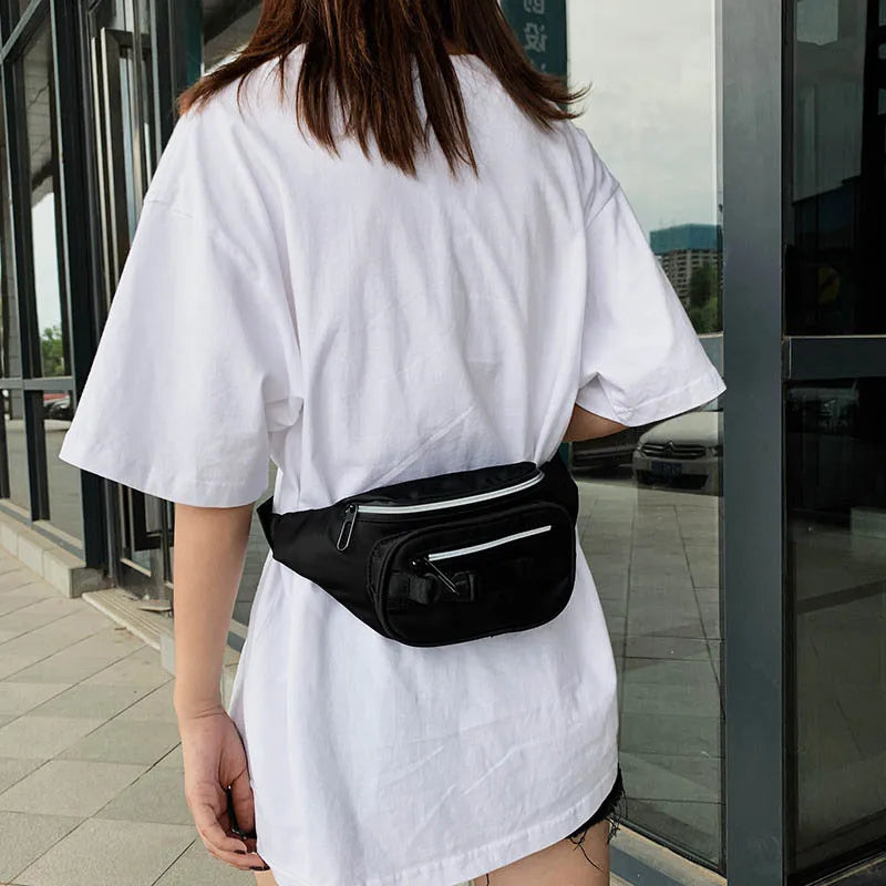 Casual Women Chest Bag Hip Fanny Pack Multi-Function Crossbody Pouch