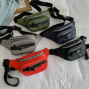 Casual Women Chest Bag Hip Fanny Pack Multi-Function Crossbody Pouch