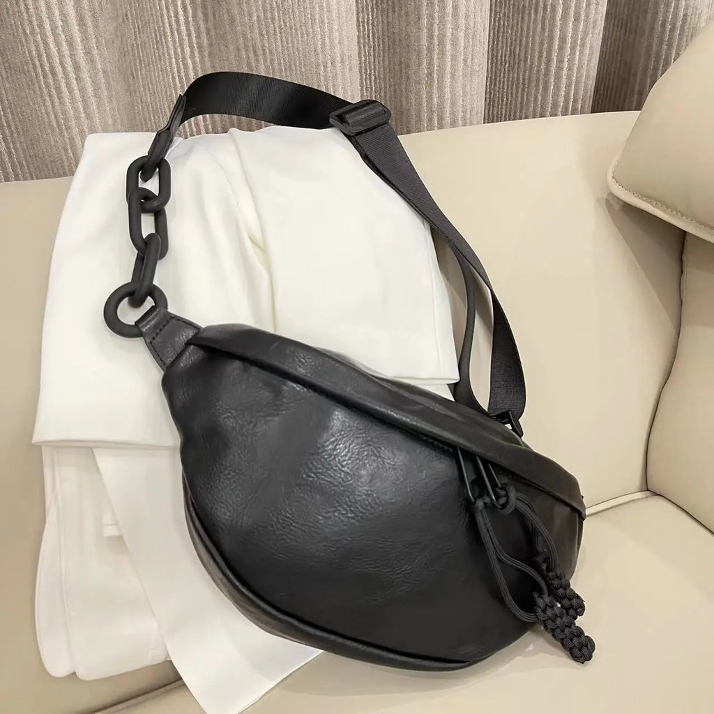 Casual Leather Women Chest Bag Crossbody Shoulder Purse Phone Bag