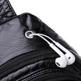 Casual Women Chest Bags Soft PU Leather Female Crossbody Shoulder Bag