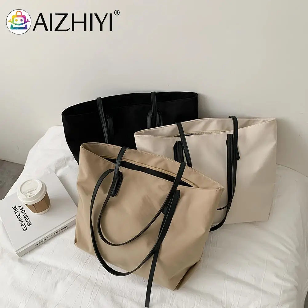 Casual Women Nylon Waterproof Handbag Large Capacity Shoulder Bag