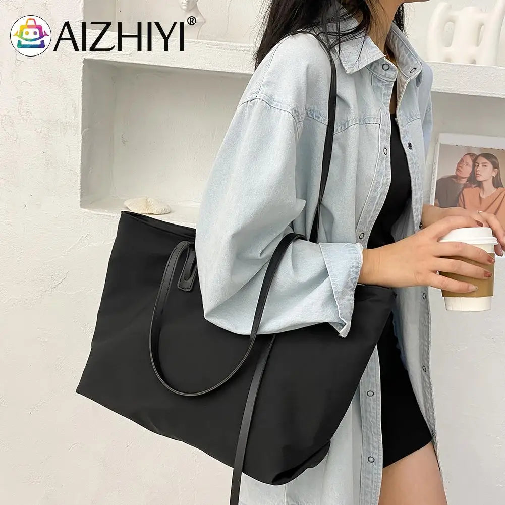 Casual Women Nylon Waterproof Handbag Large Capacity Shoulder Bag