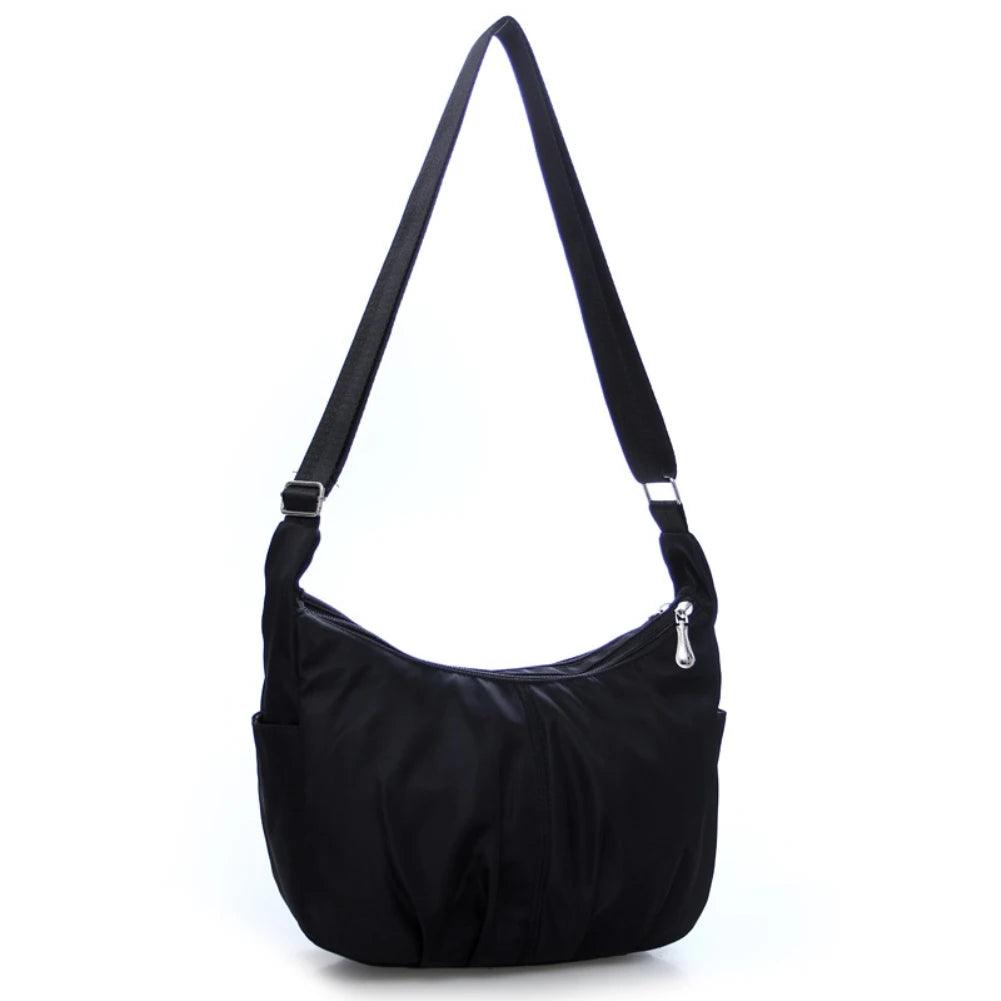 Casual Women Nylon Waterproof Sling Shoulder Bag Large Capacity Crossbody Bag