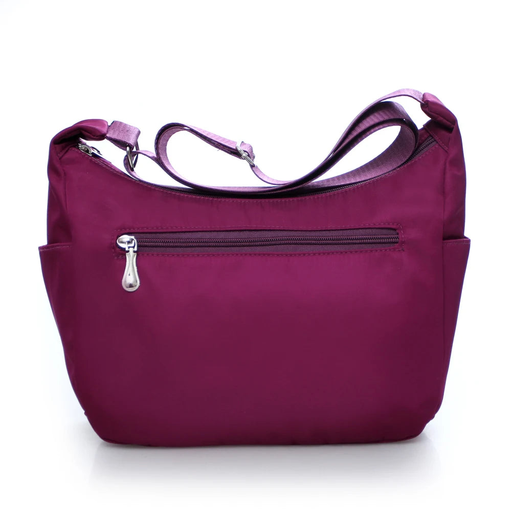 Casual Women Nylon Waterproof Sling Shoulder Bag Large Capacity Crossbody Bag