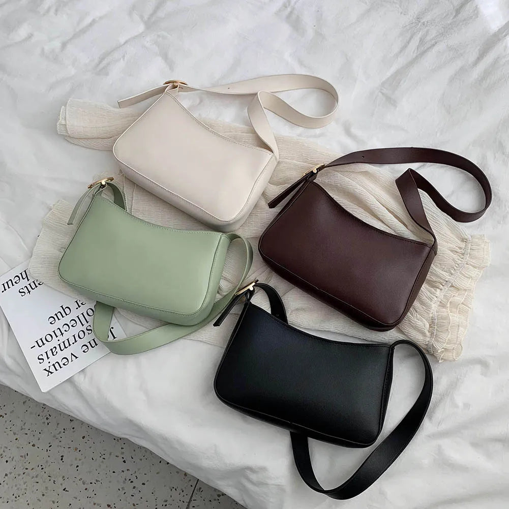 Casual Women PU Leather Crossbody Bag Female Chain Messenger Shoulder Handbags