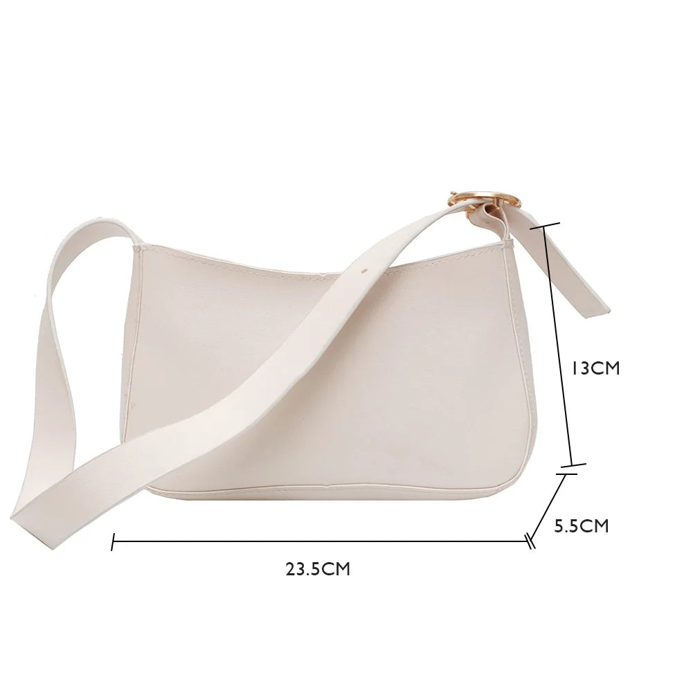 Casual Women PU Leather Crossbody Bag Female Chain Messenger Shoulder Handbags
