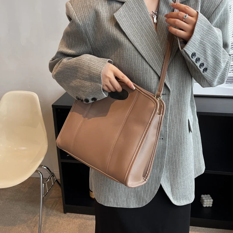 Casual Women Pu Leather Handbags High Ladies Small Shoulder Messenger Bags