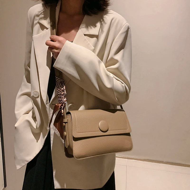 Casual Women Pu Leather Messenger Bags High Ladies Small Crossbody Bags