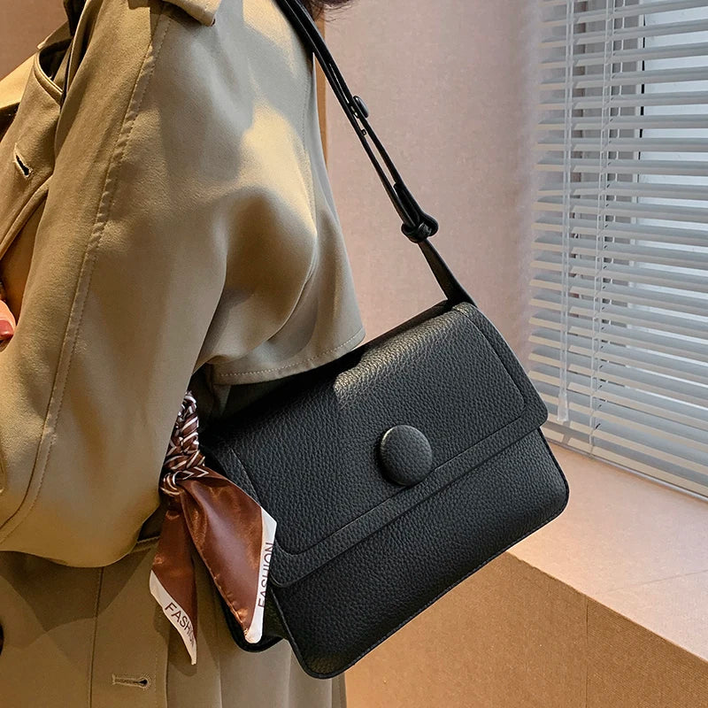 Casual Women Pu Leather Messenger Bags High Ladies Small Crossbody Bags