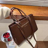Casual Women Pu Leather Shoulder Messenger Bags Ladies Handbags Large Capacity T