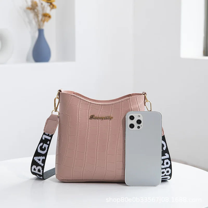 Casual Women Shoulder Bag Mini Crossbody Bucket Handbags Female Messenger Bags C