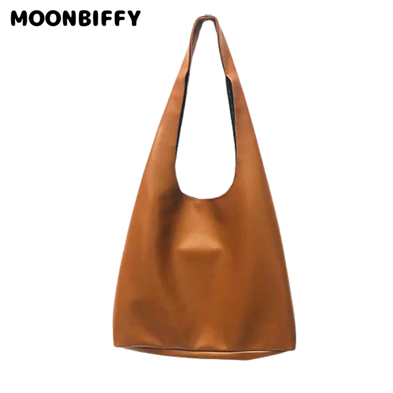 Casual Women Shoulder Bag PU Leather Handbag Soft Leather Ladies Purse