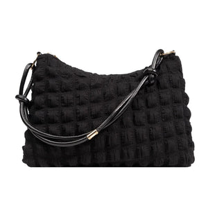 Casual Women Shoulder Bag Winter Shopping Totes Solid Canvas Crossbody Shoulder