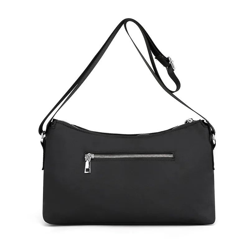 Casual Women Nylon Shoulder Bag Crossbody Tote Soft Handbag for Lady Girls