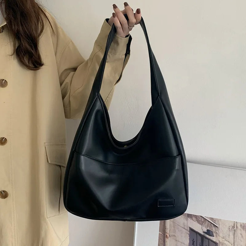Casual Women Shoulder Bags Large capacity Winter ladies big Handbags