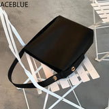 Casual Women Shoulder Bags, PU Leather Bucket Crossbody Bags