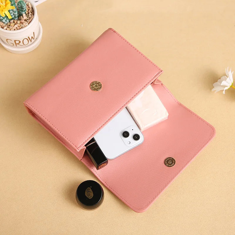Casual Women Soft Leather Shoulder Bag Large Capacity Crossbody Wallet