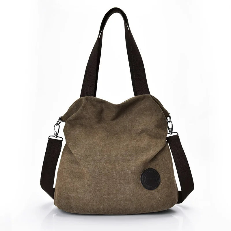 Casual Canvas Hand-held One-shoulder Messenger Bag