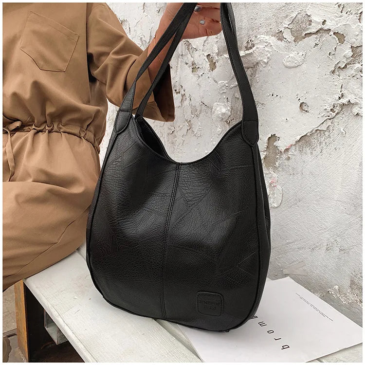 Casual Women's Handbag Portable Shoulder Tote Bag Large-capacity All-match