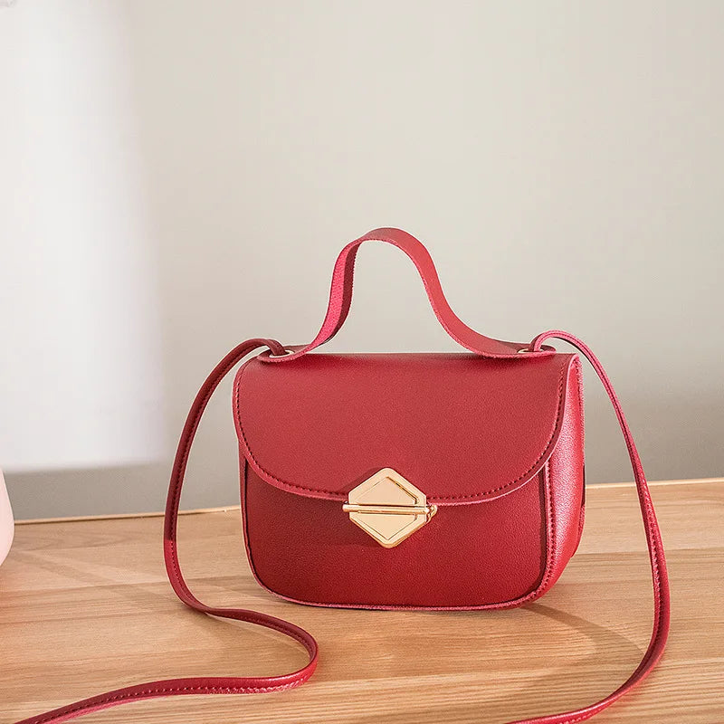 Casual Women's Handbags High Female Leather Shoulder Bags