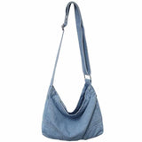 Casual Denim Shoulder Bag for Women Girls