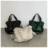 Casual Women's Shoulder Bags Big Capacity Tote Bag Handbags High PU Leather