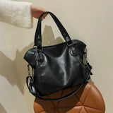 Casual Women's Shoulder Bags Big Capacity Tote Bag Handbags High PU Leather