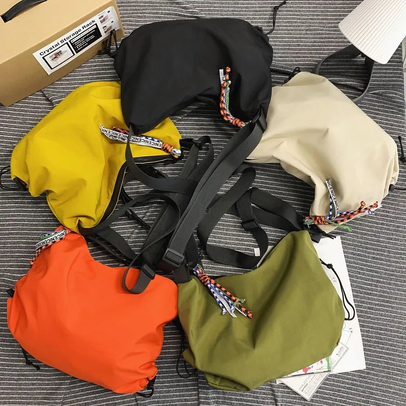 Casual Women's Shoulder Bags High-capacity Nylon Travel Messenger Bag