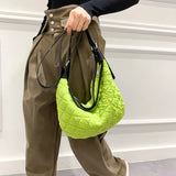 Casual Nylon Tote Bag for Women Zipper Handbag