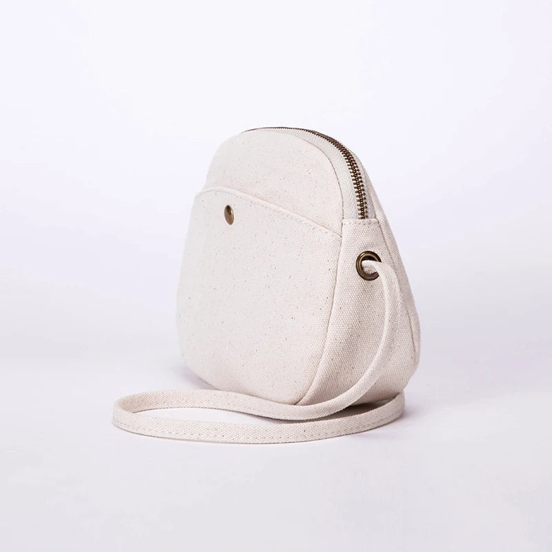 Casual Canvas Shoulder Bag Mini Shell Bag