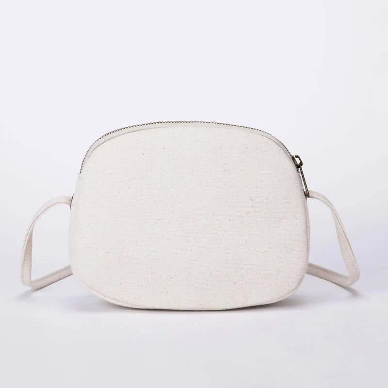 Casual Canvas Shoulder Bag Mini Shell Bag