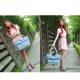 Casual Canvas Bag Women Shoulder Bag Large Tote Bag 01-SB