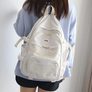 Casual Schoolbag Female Junior Backpack Male Backpack Female Shoulder College St