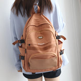 Casual Schoolbag Female Junior Backpack Male Backpack Female Shoulder College St