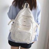 Casual Schoolbag Female Junior Backpack Male Backpack Female Shoulder College St