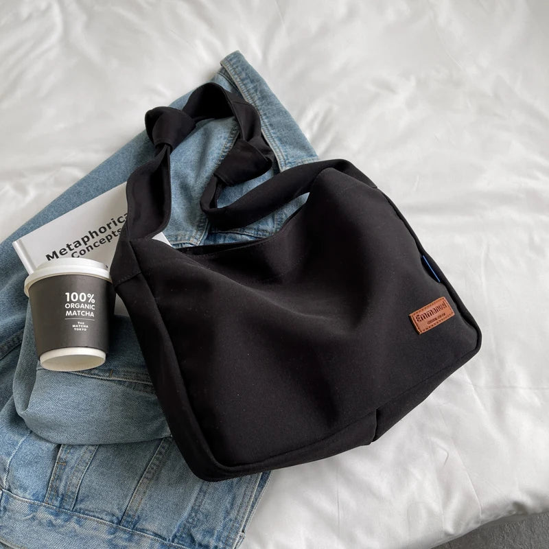 Casual Canvas Handbag Tote Messenger Shoulder Bag for Women