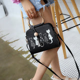 Cat Cartoon Waist Packs Fanny Bag For Women Small Messenger Bag